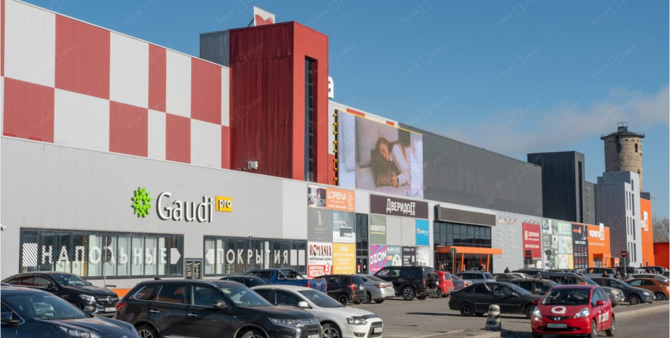 Светодиодный уличный экран для ТЦ